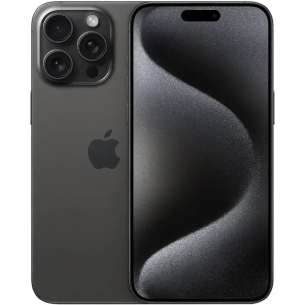 iPhone 15 Pro, Black Titanium (Чёрный титан)