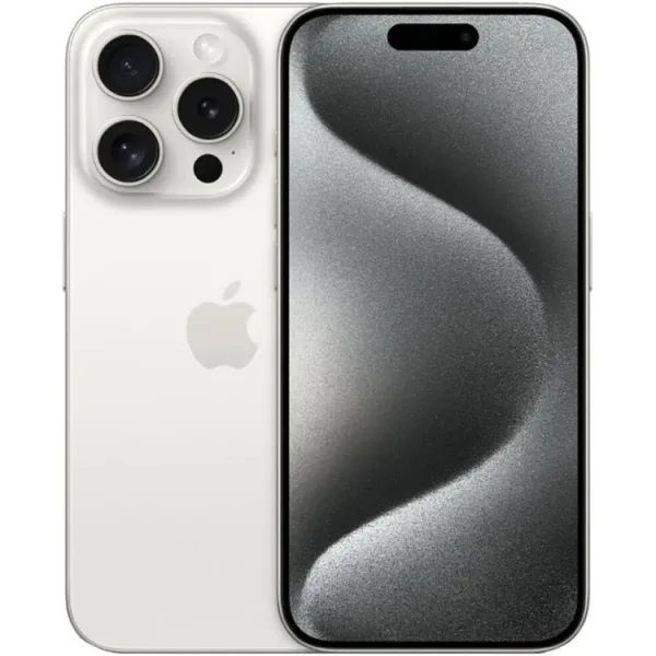 iPhone 15 Pro, White Titanium (Белый титан)