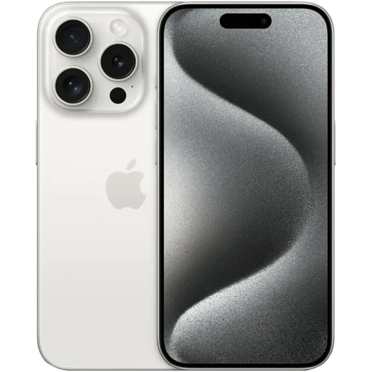 iPhone 15 Pro, White Titanium (Белый титан)