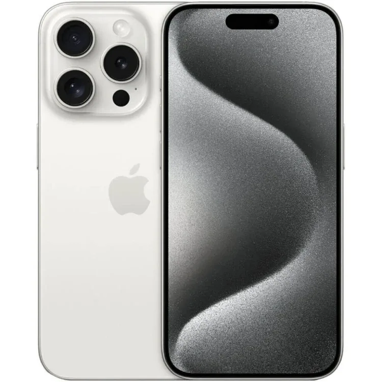 iPhone 15 Pro Max, White Titanium (Белый титан)