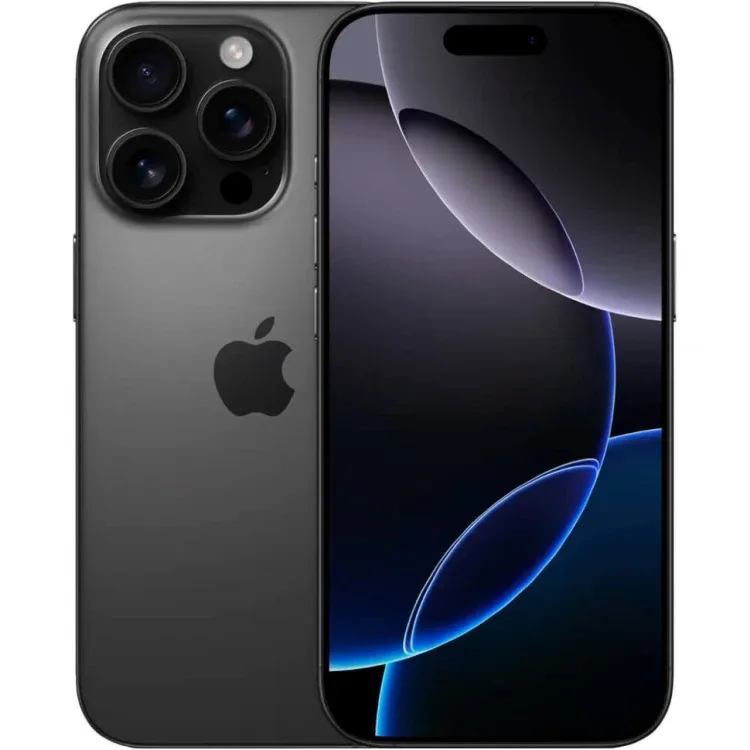 iPhone 16 Pro, Black Titanium (Чёрный титан)
