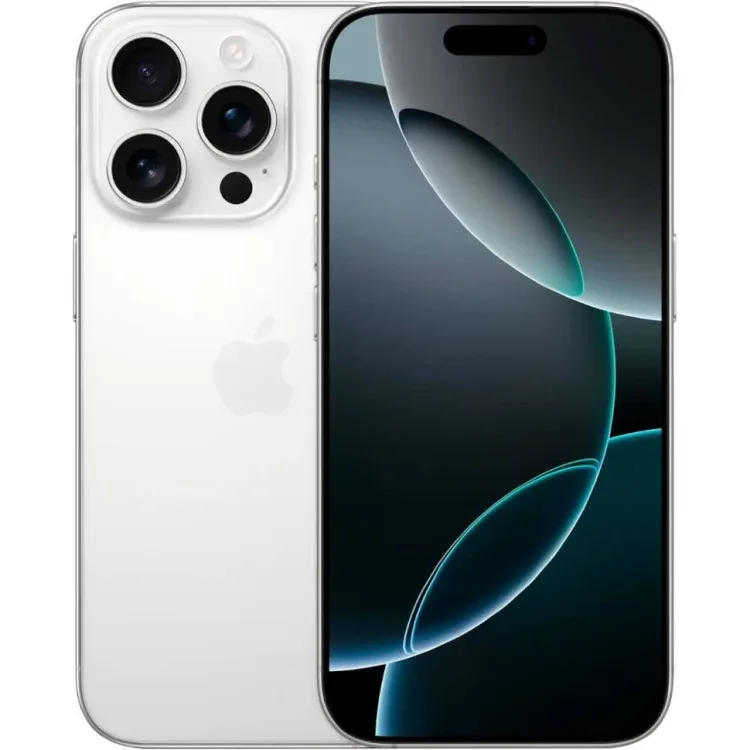 iPhone 16 Pro, White Titanium (Белый титан)