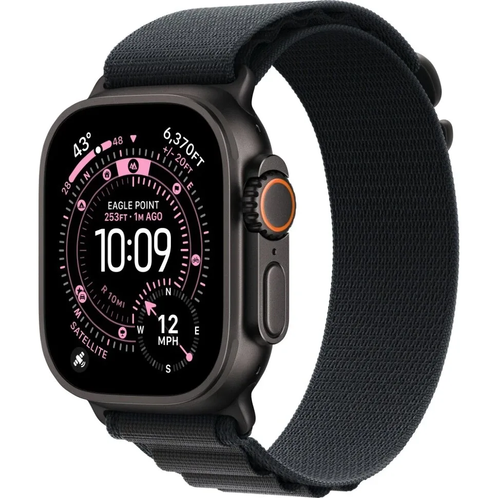 Apple Watch Ultra 2, Black Titanium (Чёрный титан)
